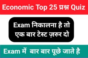 Economics Quiz In Hindi